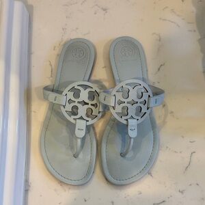 Tory Burch Sky Blue Thong Sandals
